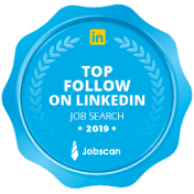 Badge logo of LinkedIn top follow awards