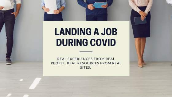 Job hunting during COVID